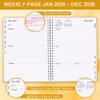 2026 Diary/Planner, January 2026 - December 2026, A5 Weekly Planner