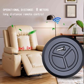 PZL Replacement 2 Button 5 Pin Recliner Switch with USB Hand Control Handset for Okin, for Limoss, for Lane, for Ashley, for KDPT(KAIDI) Stand Lift Chair Power Recliner Sofa