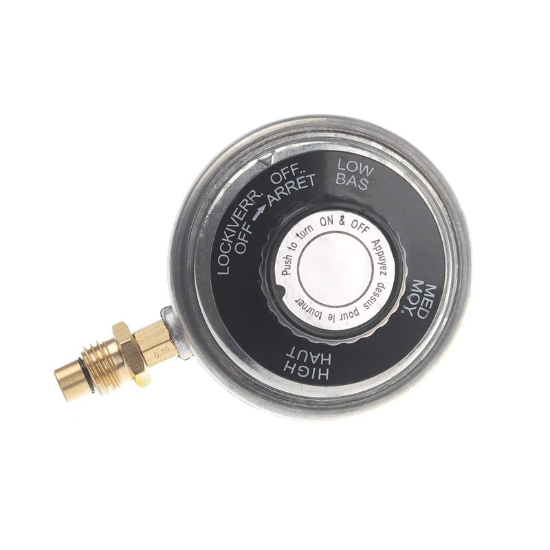 Timsec Propane Gas Pressure Regulator for Table Top BBQ Grill,
