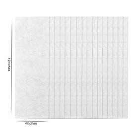20 Pcs 12 x 4 In Air Vent Filters - 1 Pack of 20 Register Vent Dust Filters for Trapping Dirt, Dust, Smoke, Pollen (10x23-20 Pcs)