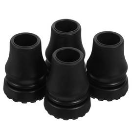 OATIPHO 4 Pcs Slip Rubber Foot Covers for Trekking Poles Hiking Sticks Walking Canes Easy to Replace Versatile Compatible with Walking Accessories