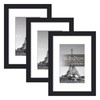 upsimples A5 Picture Frame, 3 Pack A5 Black Photo Frame,
