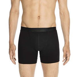 Hom Men's Ho1 Long Swim Trunks, Black, XX-Large