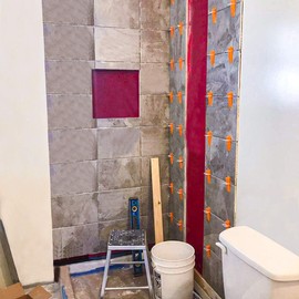 1/8 Inch Tile Leveling System Kit - 1500 Spacers & 300 Reusable Wedges with Floor Tiles Pliers - Professional Stone & Ceramic Tile Installation Tools (300+1500, 1/8)