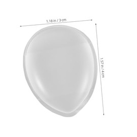 6piezas Esponjas De Maquillaje De Silicona Reutilizables De Herramienta De Maquillaje Lavable Para Aplicación Suave y Uniforme Casa