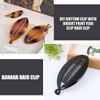 4 Pack Vintage Fishtail Hair Clips French Banana Clips Ponytail