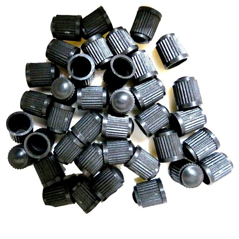 C-HORSE 1000 Pcs Universal Black Plastic Car Motor Tire Valve