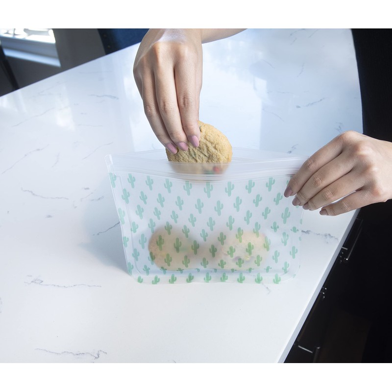 EcoLogical Reusable Snack Bags, Sustainable Kitchen Accessory, Zero-Waste Lunch Set,