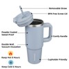 BJPKPK Tumbler With Handle 30 oz Stainless Steel Insulated Tumbler