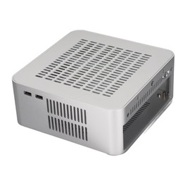 Mini ITX Case, Desktop Case Sturdy Durable Good Heat Dissipation for Hotel Computers for Self Service Terminals