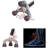 LED Light Crutch Adjustable Walking Wand Comfortable Grip Cane Stable