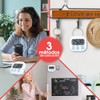 YOMYM Temporizador de Cocina Digital 4 Paquetes, Cronometro Electrónico Multifuncional,