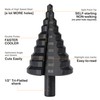 HSS 1/4-2 Inch Large High Speed Steel Step Drill bits,