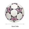 Reflective Football PU Glowing Sports Soccer Ball with Pump for