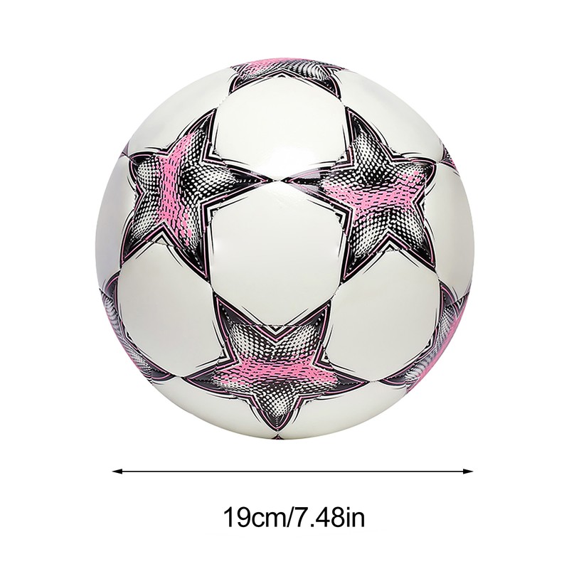 Reflective Football PU Glowing Sports Soccer Ball with Pump for