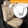 RAWAKORW Front Seat Covers Fit for Toyota Highlander:2008-2025 Waterproof Faux