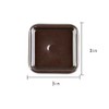 4 Pack 3 inch Square Reusable Carpet Bottom Furniture Caster