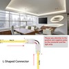 PAUTIX 8pcs 2-Pin 8mm COB LED Strip to Wire Connector