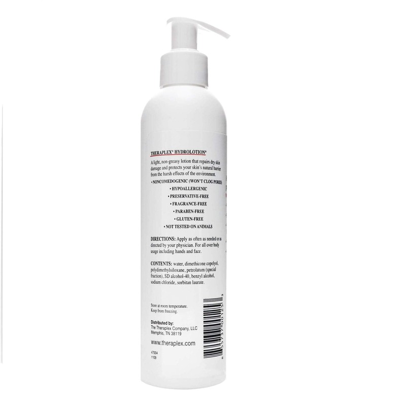 Theraplex Hydro Lotion (8 oz) - No Parabens or Preservatives,