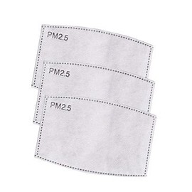 MANA MASK FLTMMA-AT (Large) 3-Piece Mask Filter, 5-Layer Activated Carbon, Replaceable, Non-Woven Fabric Filter, PM2.5, Pollen