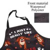 FUSTMW Beagle Cooking Apron Beagle Gifts for Beagle Lovers Kitchen