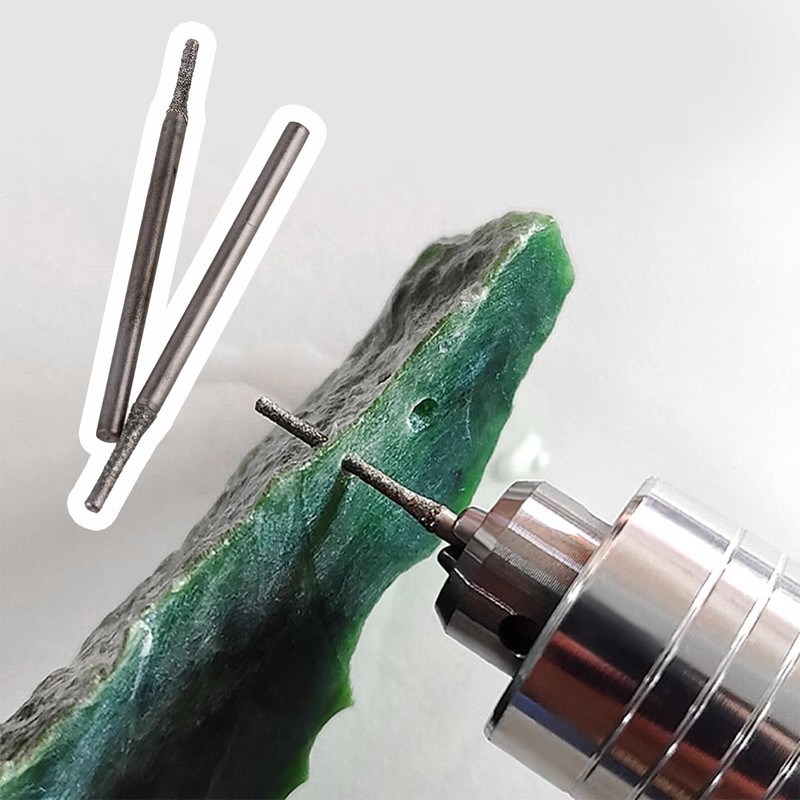 Mxfans 20 x 1.5mm Lapidary Drill Bit Diamond Coated Hole