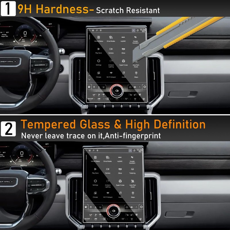 Moonlinks 2PCS Tempered Glass Screen Protector 15" Compatible with 2024