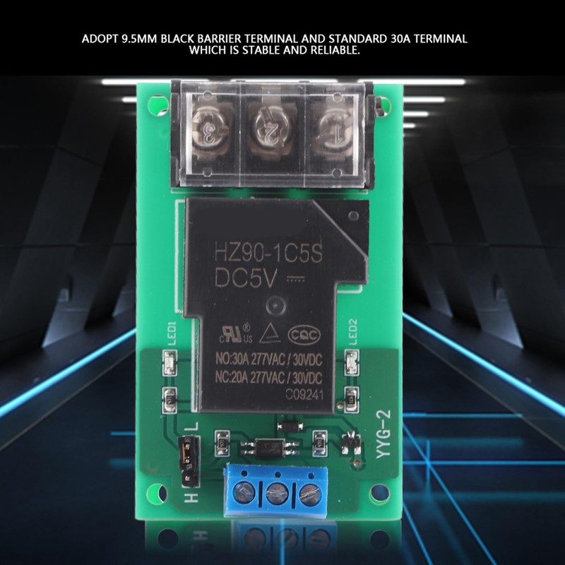 Oumefar 30A High Low Level Trigger Optocoupler Isolation Relay Module