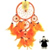 Smart Hippo Orange Dream Catcher Black Beads Orange Webbing