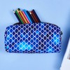 LParkin Mermaid Large Capacity Canvas Pencil Case Pen Bag Pouch