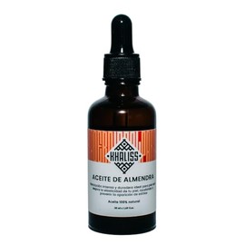 Khaliss Aceite de Almendras: Aceite para cabello 100% natural y vegano | Hidratante natural para piel y cabello | Mejora elasticidad y suavidad de tu piel | 50 ml