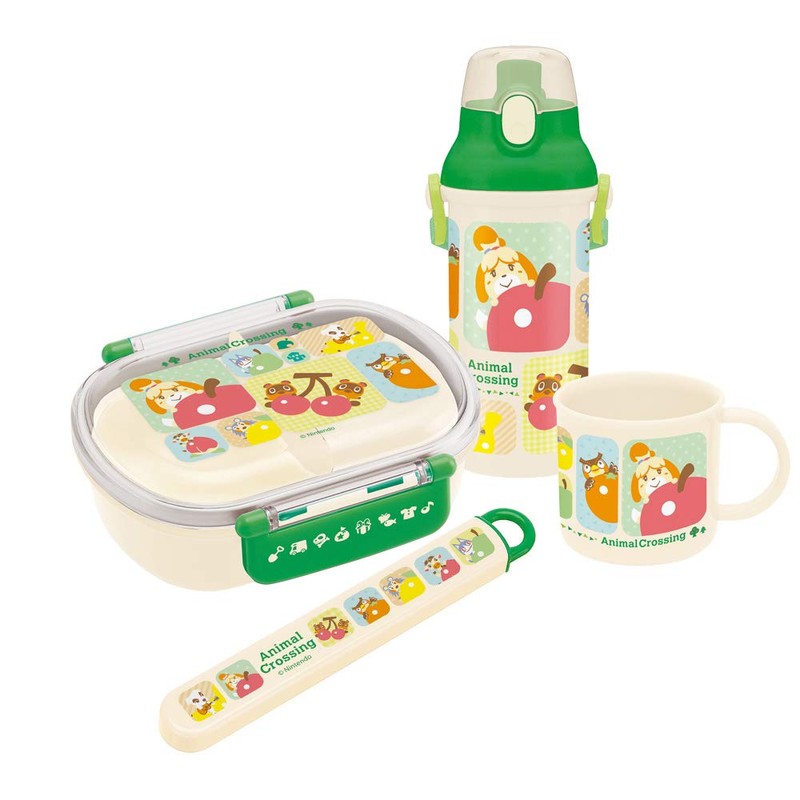 Skater QAF2BAAG-A Children's Antibacterial Lunch Box, Fluffy, 12.2 fl oz