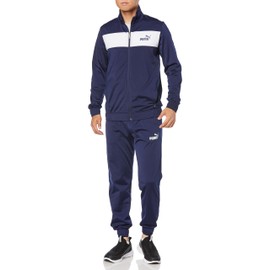 Puma 678477 Men's Sweats, Top and Bottom Set, Polyurethane Training Suit