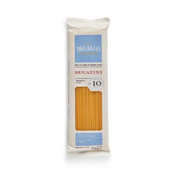 DeLallo Bucatini pasta 1 lb - 16 per case