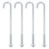 Briny River Pack of 4 M10 Hook Bolts J with