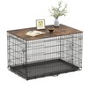 Piskyet Dog Crate Topper Wood Countertop for 48 42 36