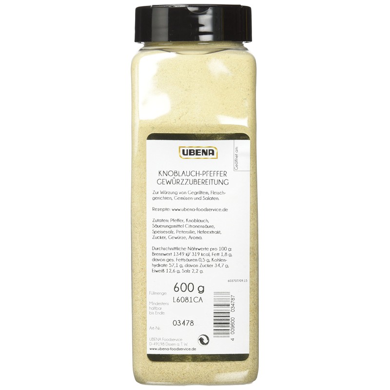 Ubena Conbllic Pepper 600 g, Pack of 1 (1 x