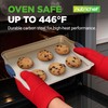 NutriChef 3‑Piece Non‑Toxic Cookie Sheets for Baking – Premium Carbon