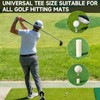 16-Piece Rubber Golf Tees for Mats,Driving Range & Indoor Golf