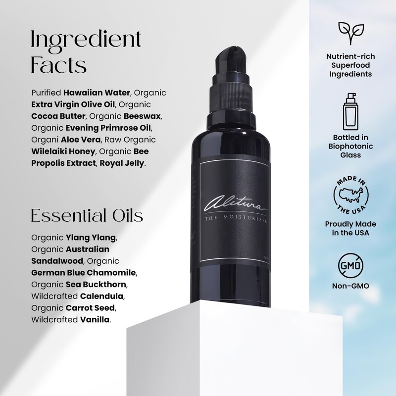 Alitura Naturals Face Moisturizer for Men & Women – 50ml