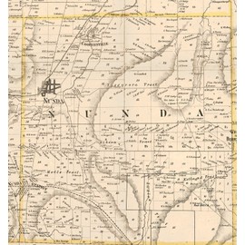 Livingston County New York 1858 - Wall Map with Homeowner Names - Old Map Reprint