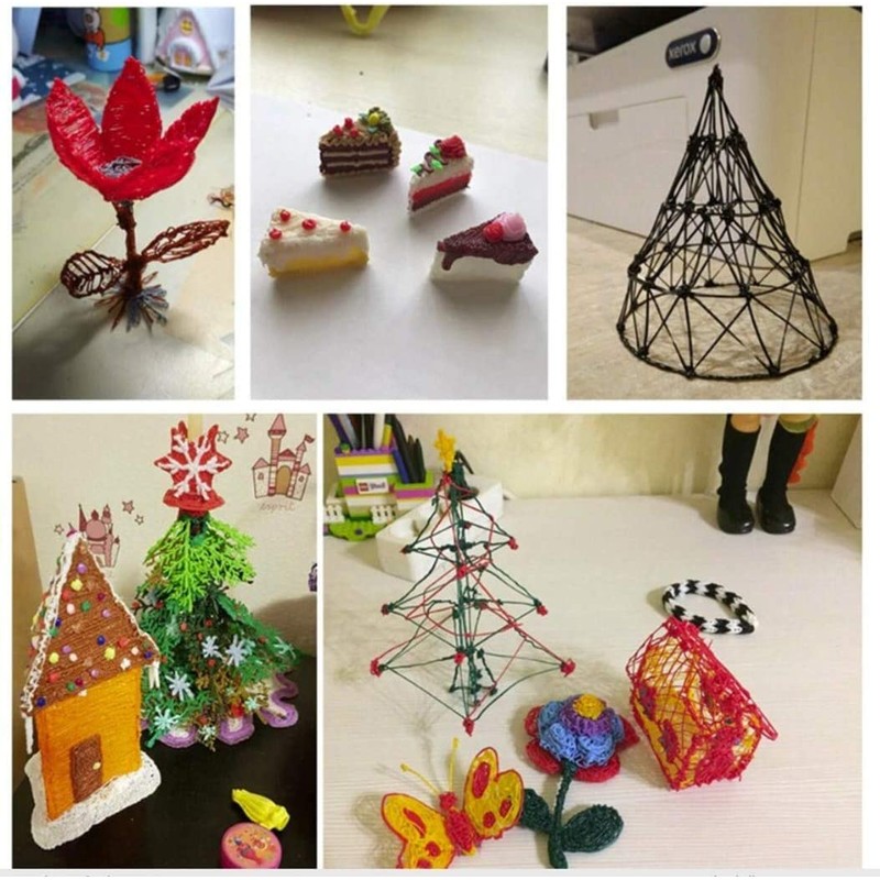 PCL 3D Pen Filament Refills 20 Colors 100m Total 1.75mm