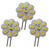 PB-Versand 3x G4 LED 2W Dimmable 12V AC/DC 9x5630 SMD