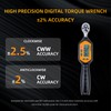 AICEYI Digital Torque Wrench 1/4 Drive (7.37Ft/ 0.3-10 N.m)±2% High