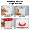 2PCS Chick Feeder,chicken Water Dispenser,chicken Feeders and Drinkers,Feed Water to