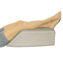 Xtra-Comfort Leg Elevation Pillow for Sleeping, Swelling, Post Surgery - Memory Foam Bed Wedge Pillow- Support Cushion for Pregnancy, Leg, Foot Rest