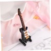 NOLITOY Mini Electric Guitar Model Black Miniature Guitarra Decor with