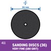 Dremel 411 Sanding Disc, 36 Count