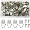 PrimeBlis Triangle Hanging Can, Wall Hanging Hooks, Set of 100,