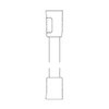 Hansa Hansa2day shower hose silverjet, length 1250 mm, chrome-plated, 54120400
